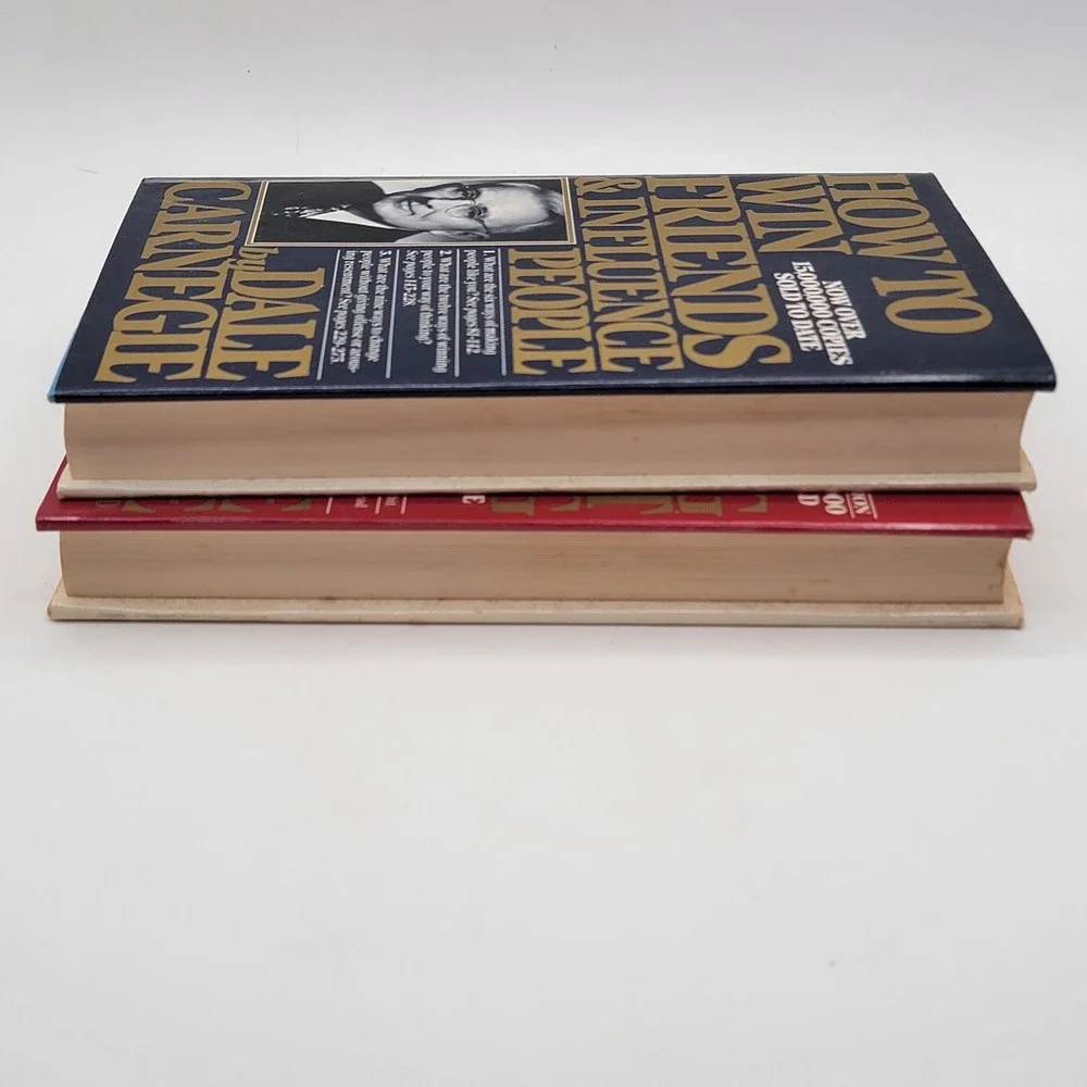 Dale Carnegie How‎ to Win Friends & Influence People Set Hardcover 1980s Good